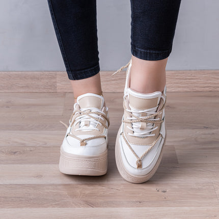 Zapatillas Urbanas Mujer Kawhi - Beige