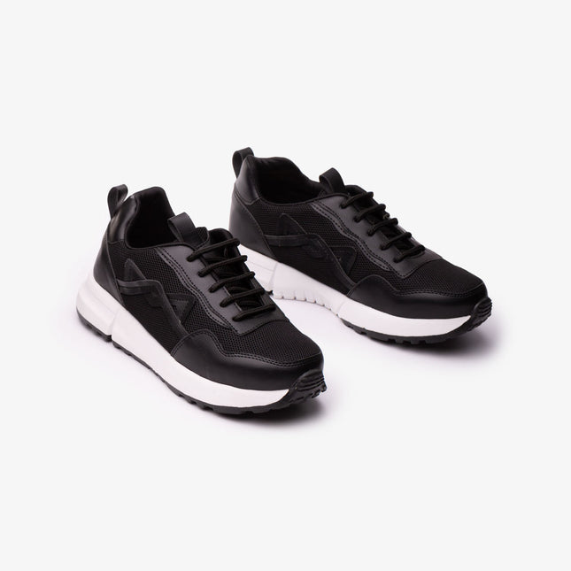 Zapatillas Urbanas Mujer Kitty - Negro y Blanco