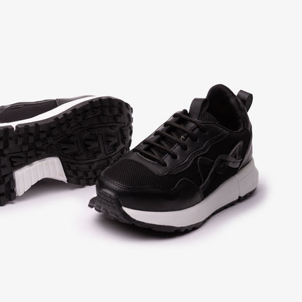 Zapatillas Urbanas Mujer Kitty - Negro y Blanco