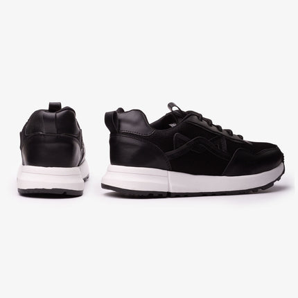 Zapatillas Urbanas Mujer Kitty - Negro y Blanco
