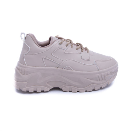 Zapatillas Urbanas Mujer Klay - Beige