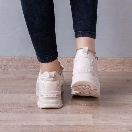 Zapatillas Urbanas Mujer Klay - Beige