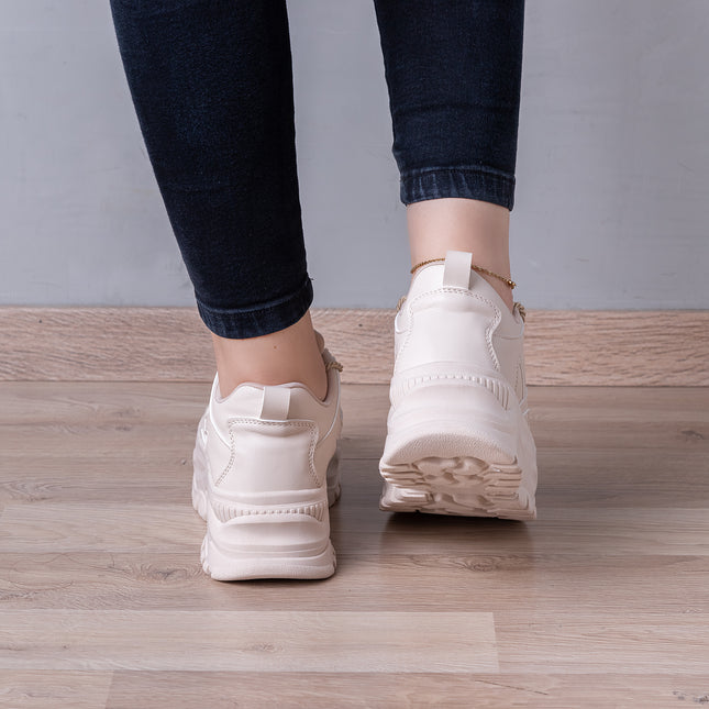 Zapatillas Urbanas Mujer Klay - Beige