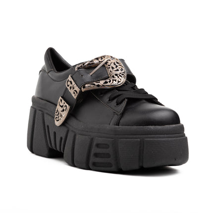 Zapatillas Urbanas Mujer Konya - Negro