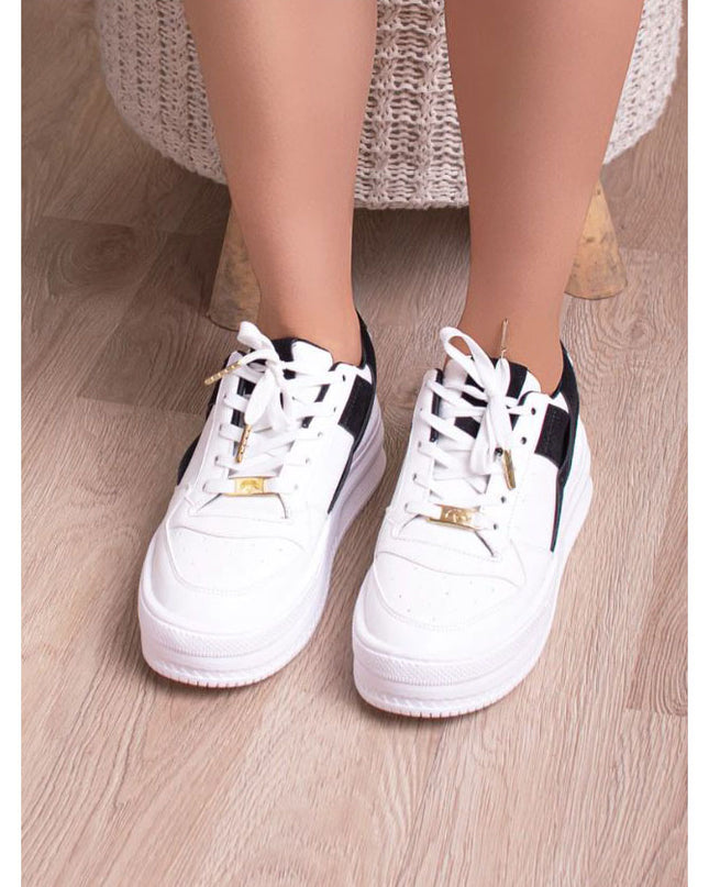 Zapatilla Krabi - Blanco Con Negro