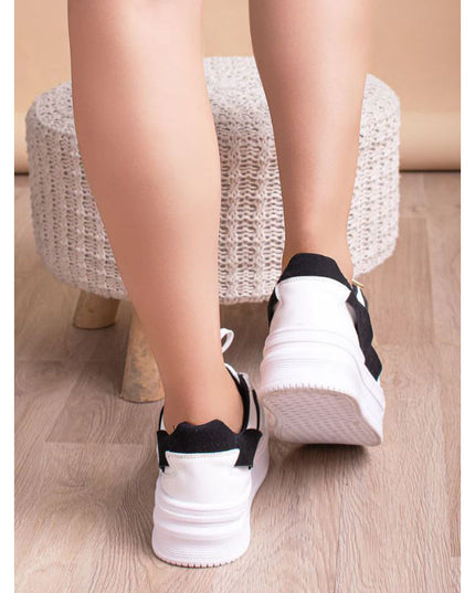 Zapatilla Krabi - Blanco Con Negro