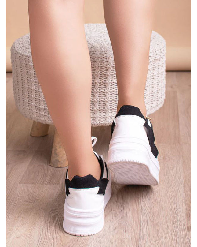 Zapatilla Krabi - Blanco Con Negro