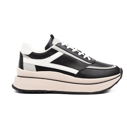 Zapatilla Le Mans - Negro con Plomo