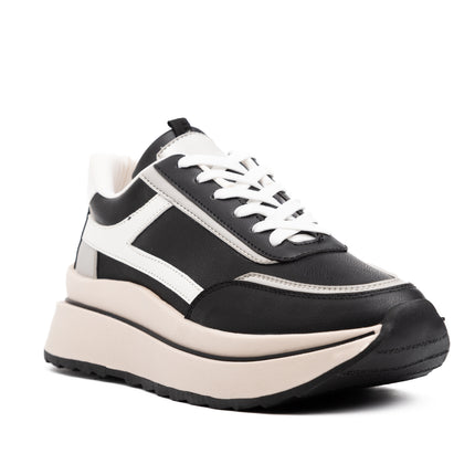 Zapatilla Le Mans - Negro con Plomo