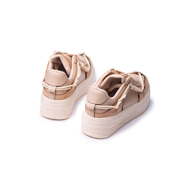 Zapatillas Urbanas Mujer Liz - Beige