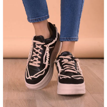 Zapatillas Urbanas Mujer Liz - Negro