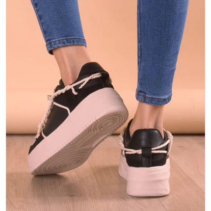 Zapatillas Urbanas Mujer Liz - Negro