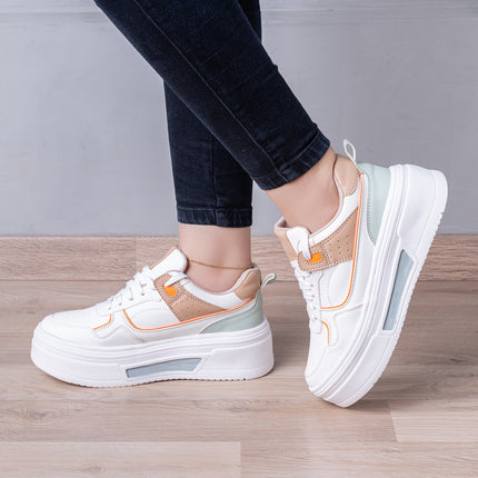 Zapatillas Urbanas Mujer Luka - Anaranjado