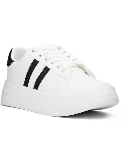 Zapatilla Lux - Blanco Negro