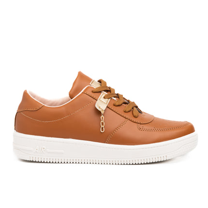 Zapatilla Urbanas Mujer Lyon - Camel