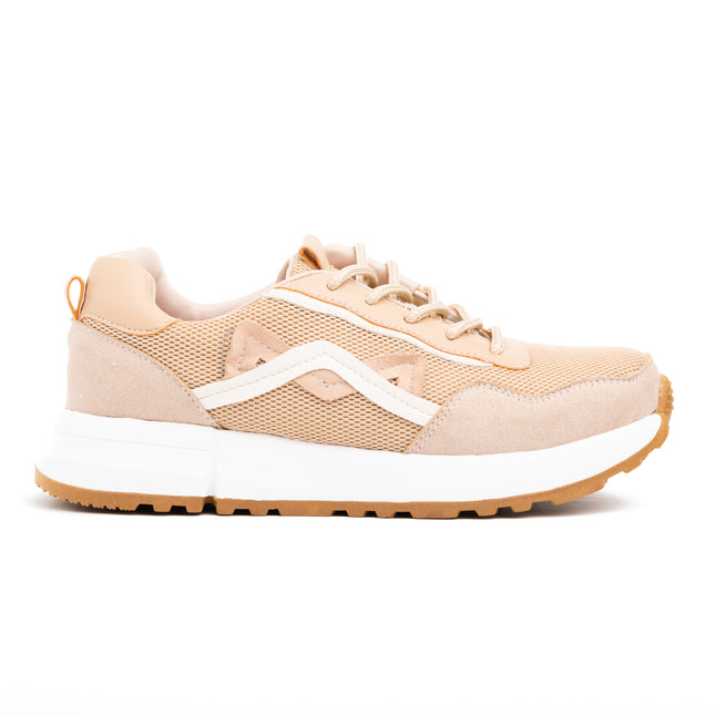 Zapatillas Urbanas Mujer Manu - Beige