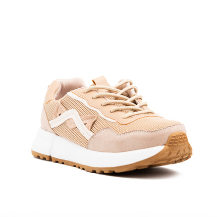 Zapatillas Urbanas Mujer Manu - Beige