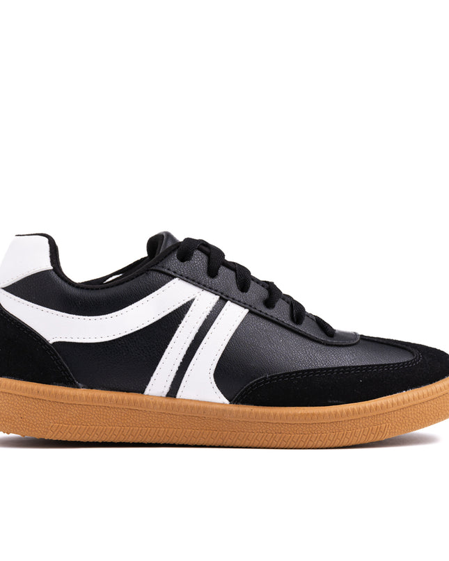 Zapatilla Mausont - Negro Blanco