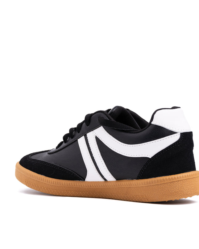 Zapatilla Mausont - Negro Blanco