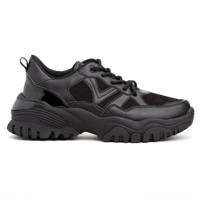 Zapatillas Urbanas Mujer Milan - Negro