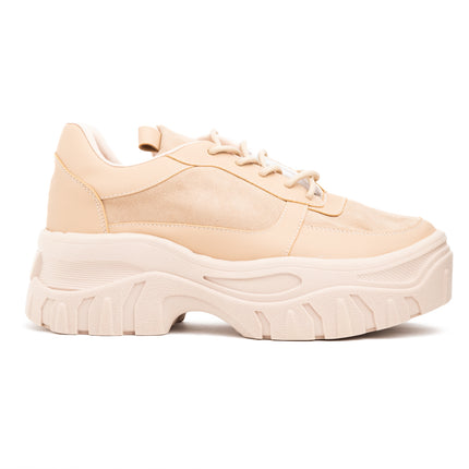 Zapatillas Urbanas Mujer Monteros - Beige