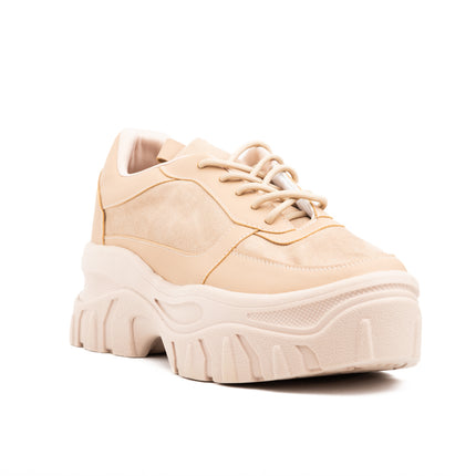 Zapatillas Urbanas Mujer Monteros - Beige