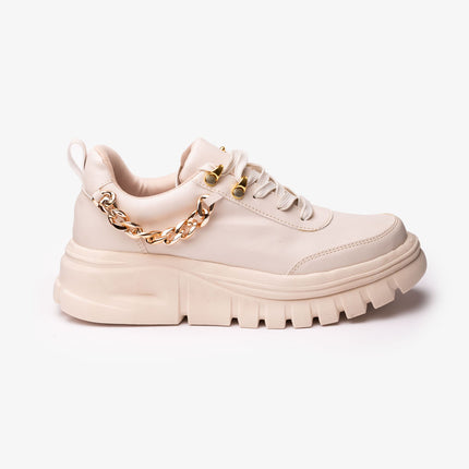 Zapatillas Urbanas Mujer Montpelier - Beige