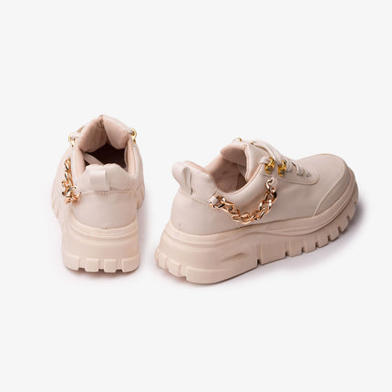 Zapatillas Urbanas Mujer Montpelier - Beige