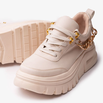 Zapatillas Urbanas Mujer Montpelier - Beige