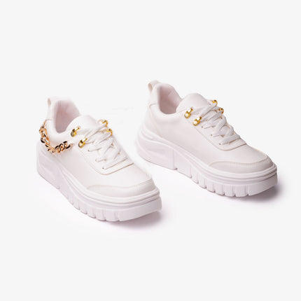 Zapatillas Urbanas Mujer Montpelier - Blanco