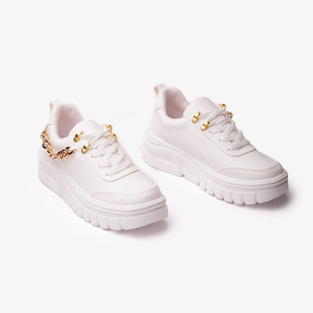 Zapatillas Urbanas Mujer Montpelier - Blanco