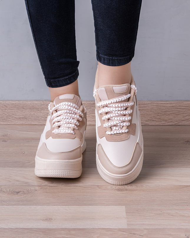 Zapatilla Nayai - Beige