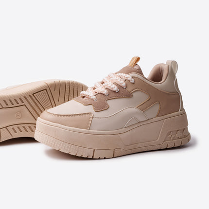 Zapatillas Urbanas Mujer Nayai - Beige