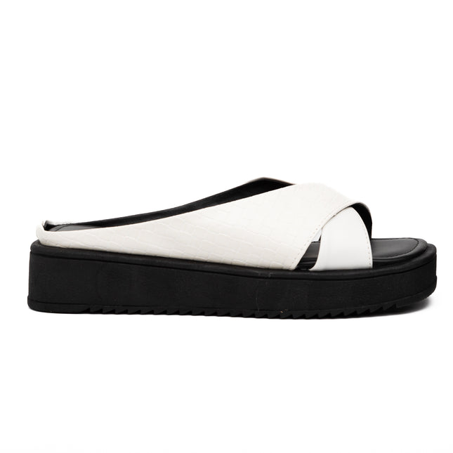 Sandalias Casuales Mujer Nikea - Blanco