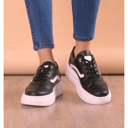 Zapatillas Urbanas Mujer Olas - Negro
