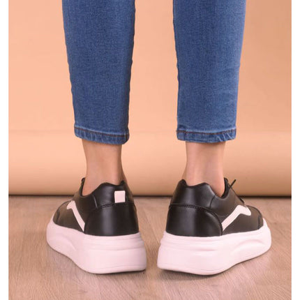 Zapatillas Urbanas Mujer Olas - Negro