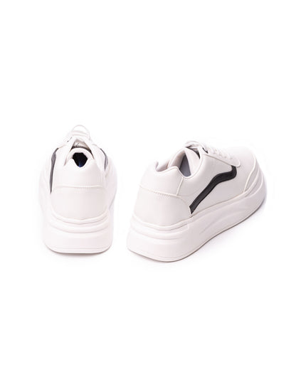 Zapatilla Olas - Negro con Blanco