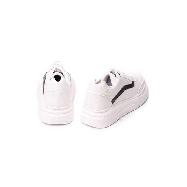 Zapatillas Urbanas Mujer Olas - Negro con Blanco