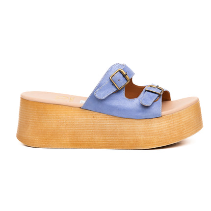 Sandalias Casuales Mujer Oradea -  Celeste