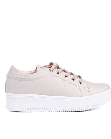 Zapatillas Urbanas Mujer Orlando - Beige