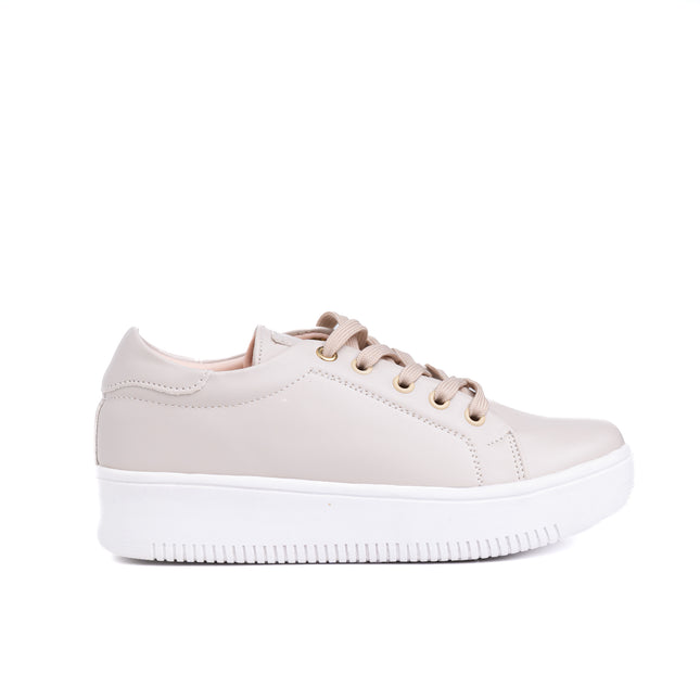 Zapatillas Urbanas Mujer Orlando - Beige