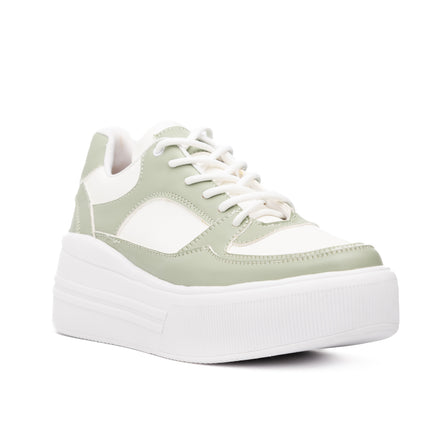 Zapatillas Urbanas Mujer Panda - Verde