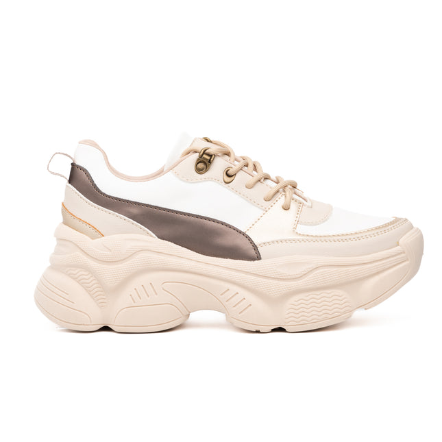 Zapatillas Urbanas Mujer Pastoni - Beige