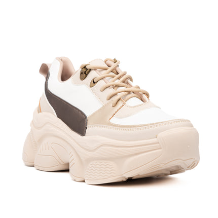 Zapatillas Urbanas Mujer Pastoni - Beige