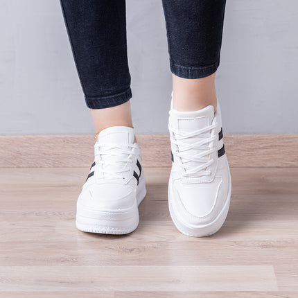 Zapatillas Urbanas Mujer Rabat - Blanco Negro
