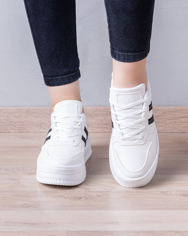 Zapatilla Rabat - Blanco Negro