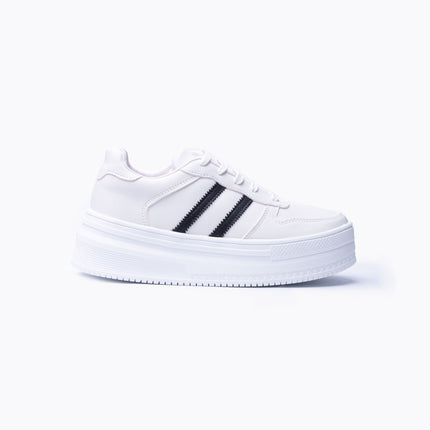Zapatillas Urbanas Mujer Rabat - Blanco Negro