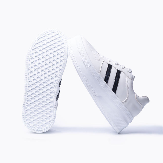 Zapatillas Urbanas Mujer Rabat - Blanco Negro