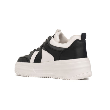 Zapatillas Urbanas Mujer Ruan - Blanco con Negro