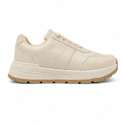 Zapatillas Urbanas Mujer Ruki - Beige